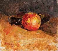 apple and card box by alice mumford - click for enlargement