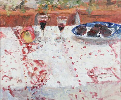 red wine, ripe plums and the indian cloth by alice mumford - click image to close