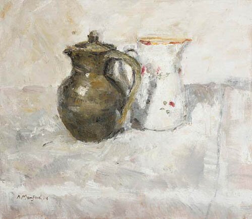 the coffee pot and white jug by alice mumford - click image to close