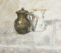 the coffee pot and white jug by alice mumford - click for enlargement