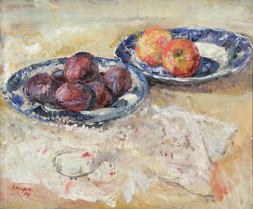 the silk cloth and plums by alice mumford - click image to close