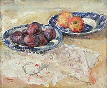 the silk cloth and plums by alice mumford - click for enlargement