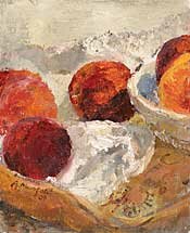 the silk cloth and peaches by alice mumford - click for enlargement