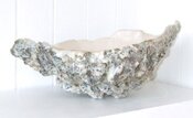 Large shell form 'J' by adela powell - click for enlargement