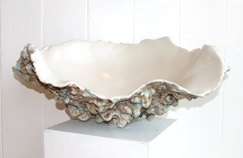 Medium shell form D by adela powell - click image to close