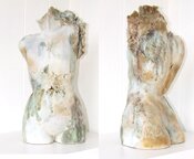 Metamorphic female torso 'L' by adela powell - click for enlargement