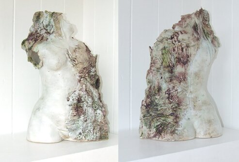 Metamorphic female torso I by adela powell - click image to close