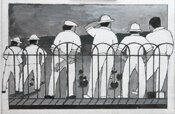 The Bowlers by Angela Stead - click for enlargement