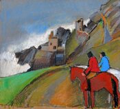 The Crown Mine at Botallack by Angela Stead - click for enlargement