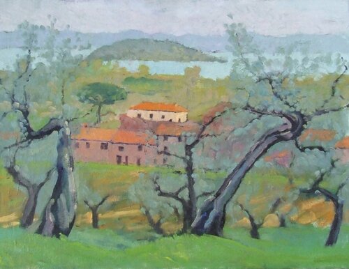 Lake Trasimeno by Barrie Briscoe - click image to close