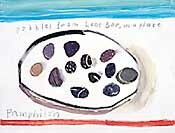 Pebbles from Looe Bar on a Plate by elaine pamphillon - click for enlargement