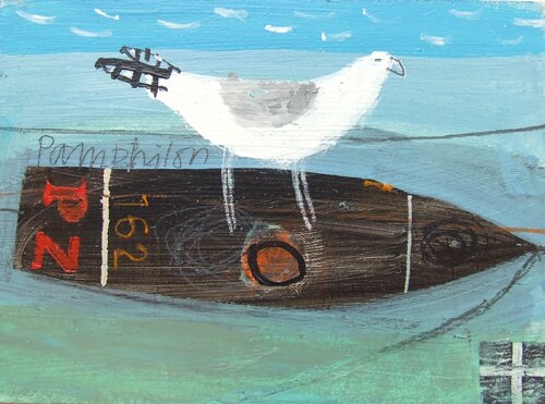 penzance winter bird by elaine pamphilon - click image to close