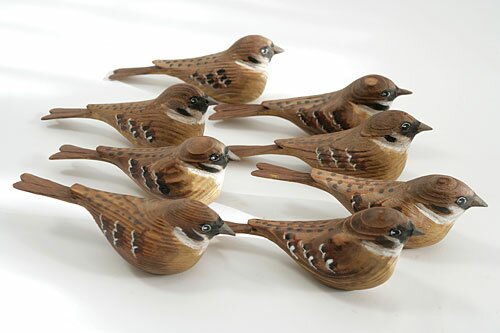 sparrows by geoffrey bickley - click image to close