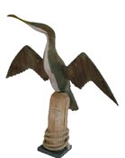 cormorant looking forward by Geoffrey Bickley - click for enlargement