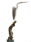 Heron - large by Geoffrey Bickley - click for enlargement