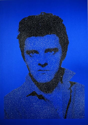 Jackie Blue Elvis with Diamonds by Gavin Turk - click image to close