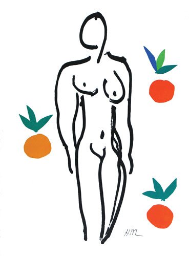 nu aux oranges by henri matisse - click image to close