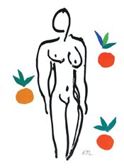 nu aux oranges by henri matisse - click for enlargement