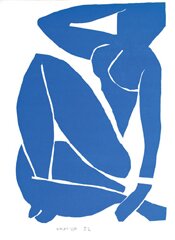 nu bleu IX by henri matisse - click for enlargement