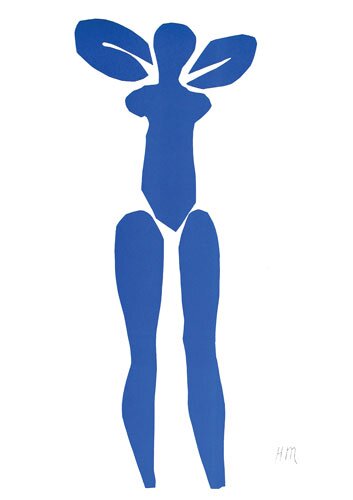 nu bleu X by henri matisse - click image to close