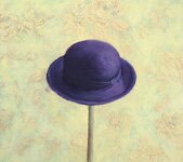 purple bowler by jess allen - click for enlargement