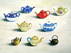 teapot collection by jess allen - click for enlargement