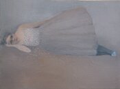 'her own dreams' by kristin vestgard by mixed christmas exhibiton - click for enlargement