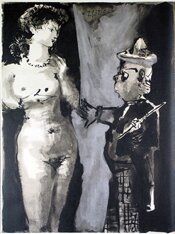 La Comedie Humaine 21.12.53 by Pablo Picasso - click for enlargement