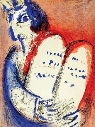 moses III by marc chagall - click image to close