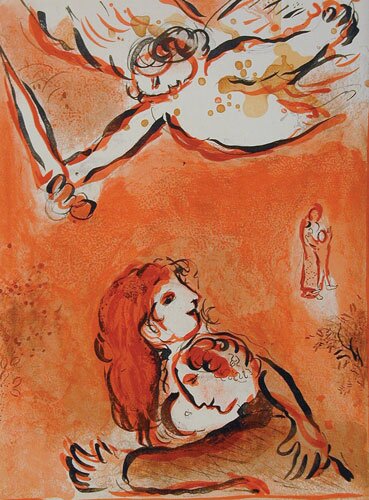 the face of israel by marc chagall - click image to close