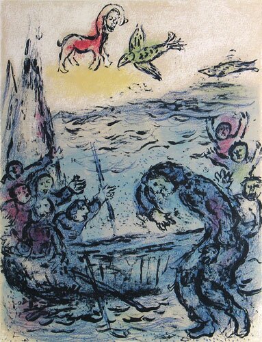 ulysses and his companions by marc chagall - click image to close