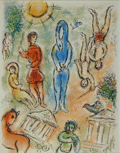 in hell by marc chagall - click image to close