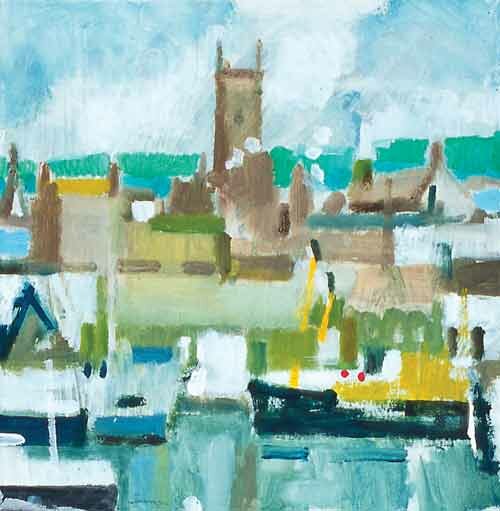 Penzance Harbour I by michael upton - click image to close