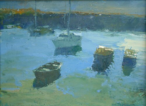 Mousehole Boats by neil pinkett - click image to close