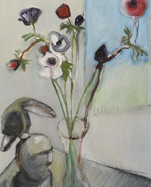 Anemonies with Toucan & Window by Romi Behrens - click image to close