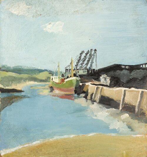 Boat at Hayle (VII) by Romi Behrens - click image to close