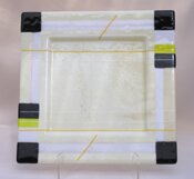 Black & Vanilla square plate by Selina Radford - click for enlargement