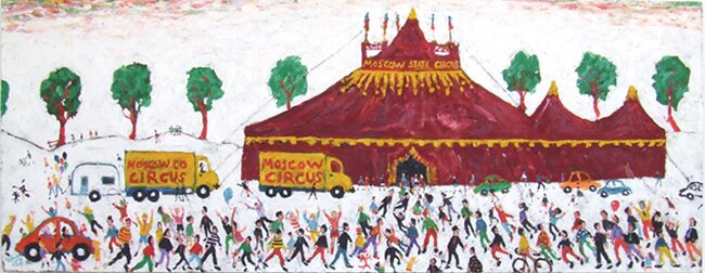 The Circus is in Town by Simeon Stafford - click image to close