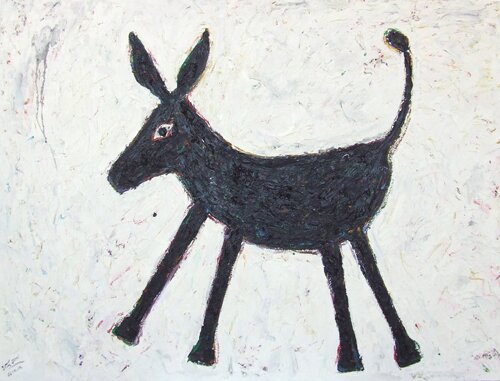 black donkey by Simeon Stafford - click image to close