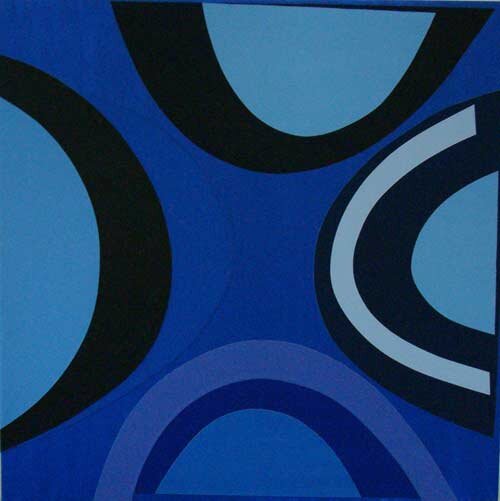 Untitled Blue Work 03 by terry frost - click image to close