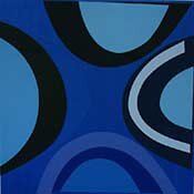 Untitled Blue Work 03 by terry frost - click for enlargement