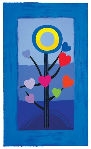 blue love tree by Sir Terry Frost - click image to close